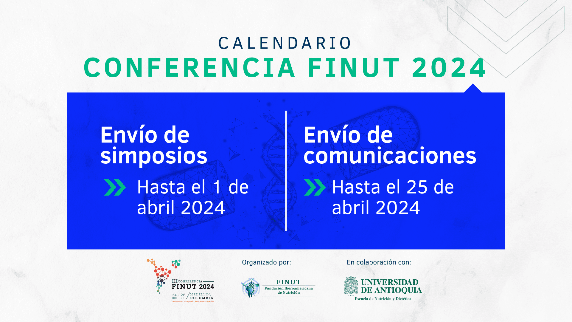 Calendario Conferencia FINUT 2024