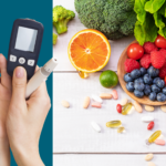 ¿Qué asociación existe entre la ingesta de vitamina C, E y β-caroteno y el riesgo de desarrollar diabetes?