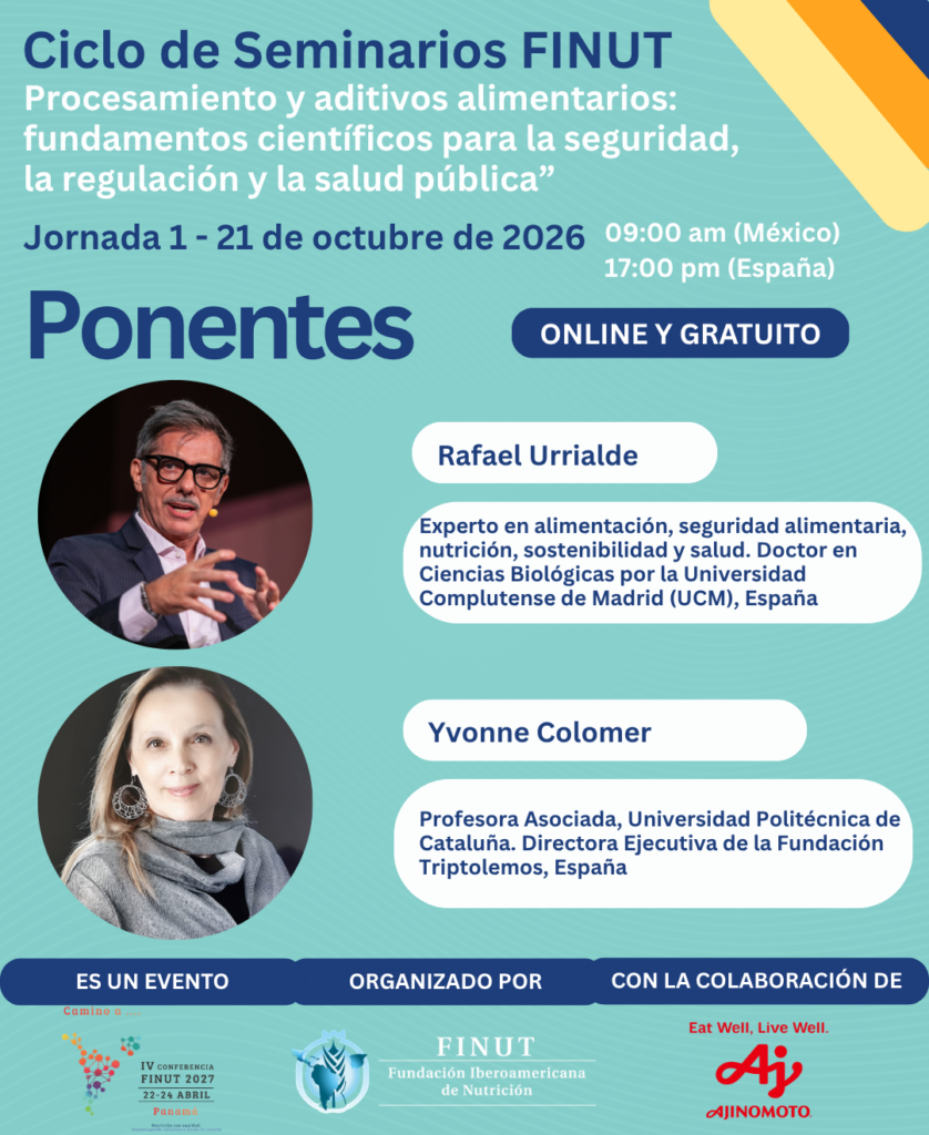 Ponentes. Seminario FINUT sobre procesados y aditivos alimentarios